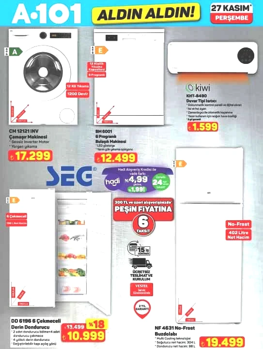 A101 AKTÜEL ÜRÜNLER KATALOĞU 27 KASIM 2025 || A101 Aldın Aldın indirim afişinde bu hafta neler var A101 aktüel broşürü ile duvar tipi ısıtıcı, el tipi buharlı temizleyici, derin dondurucu, epilasyon seti geliyor A101 AKTÜEL ÜRÜNLER KATALOĞU 27 KASIM 2025 || A101 Aldın Aldın indirim afişinde bu hafta neler var A101 aktüel broşürü ile duvar tipi ısıtıcı, el tipi buharlı temizleyici, derin dondurucu, epilasyon seti geliyor