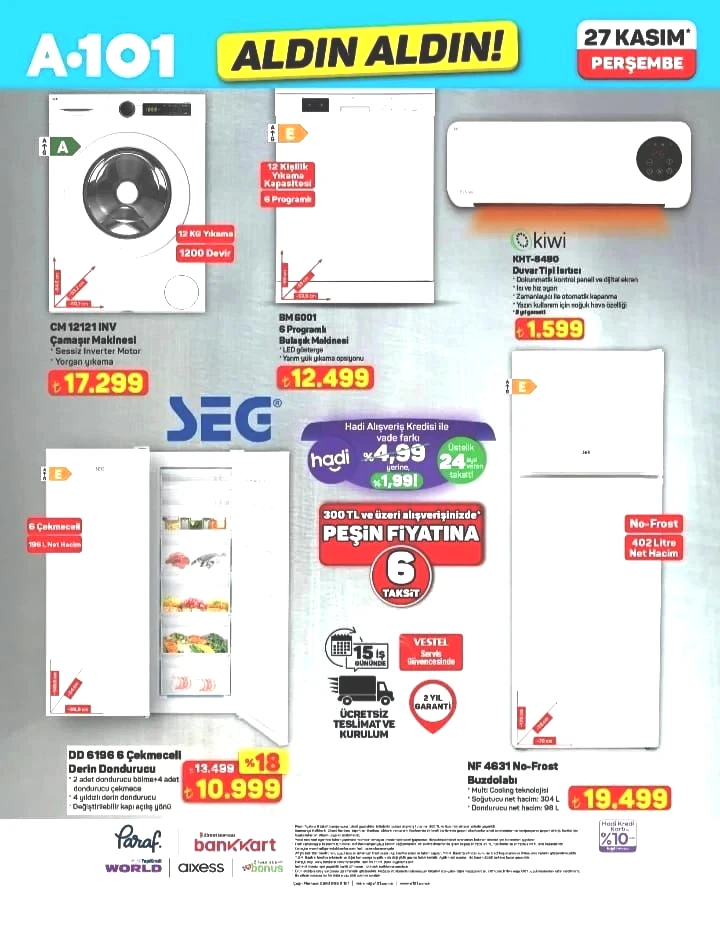 A101'e Elektrikli Çay Makinesi geliyor! A101 27 Kasım 2025 Perşembe aktüel ürünler kataloğu! - Sayfa 3