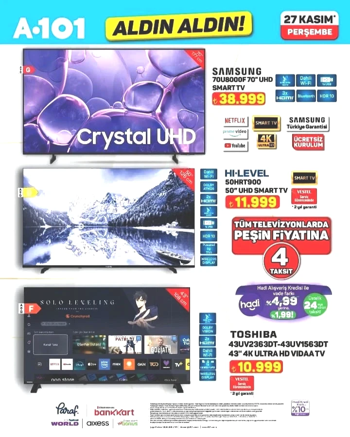 A101'e Elektrikli Çay Makinesi geliyor! A101 27 Kasım 2025 Perşembe aktüel ürünler kataloğu! - Sayfa 2