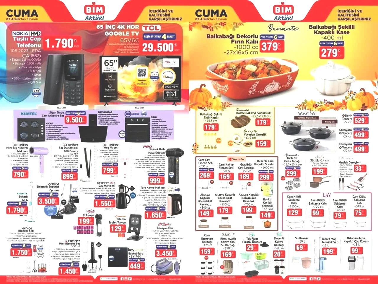 BİM 5 Aralık aktüel ürünler kataloğu! Bu hafta BİM'de hangi ürünler var?