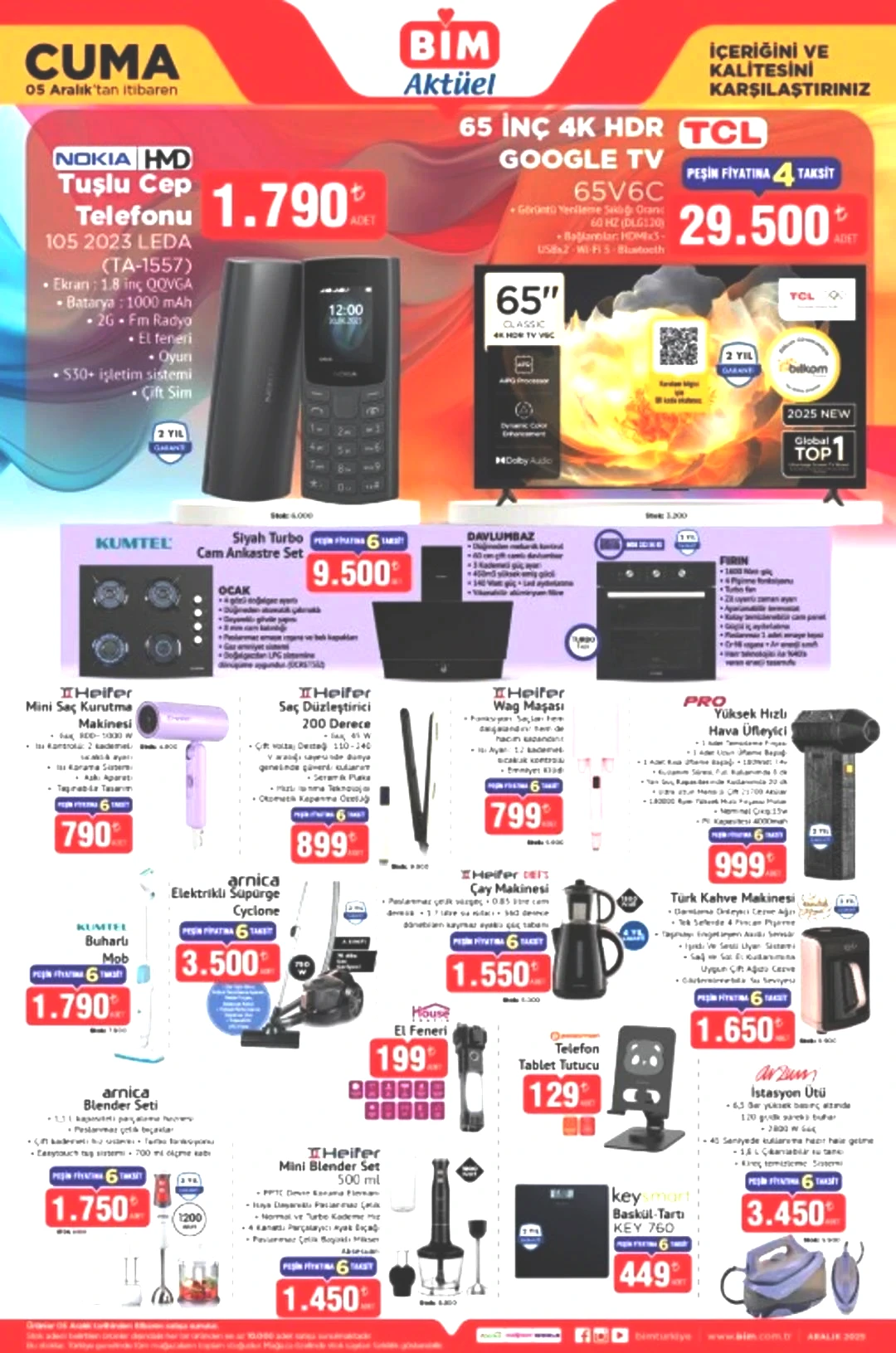 BİM'e Nokia tuşlu telefon geliyor! 5 Aralık 2025 BİM katalog yayınlandı! 1