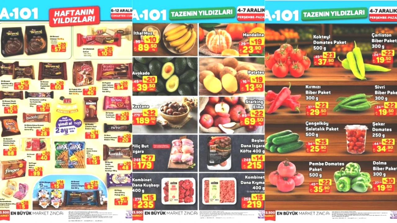 A101'de Fırsatlar Patlıyor! 6-12 Aralık İndirim Listesiyle Kaçırmayın!