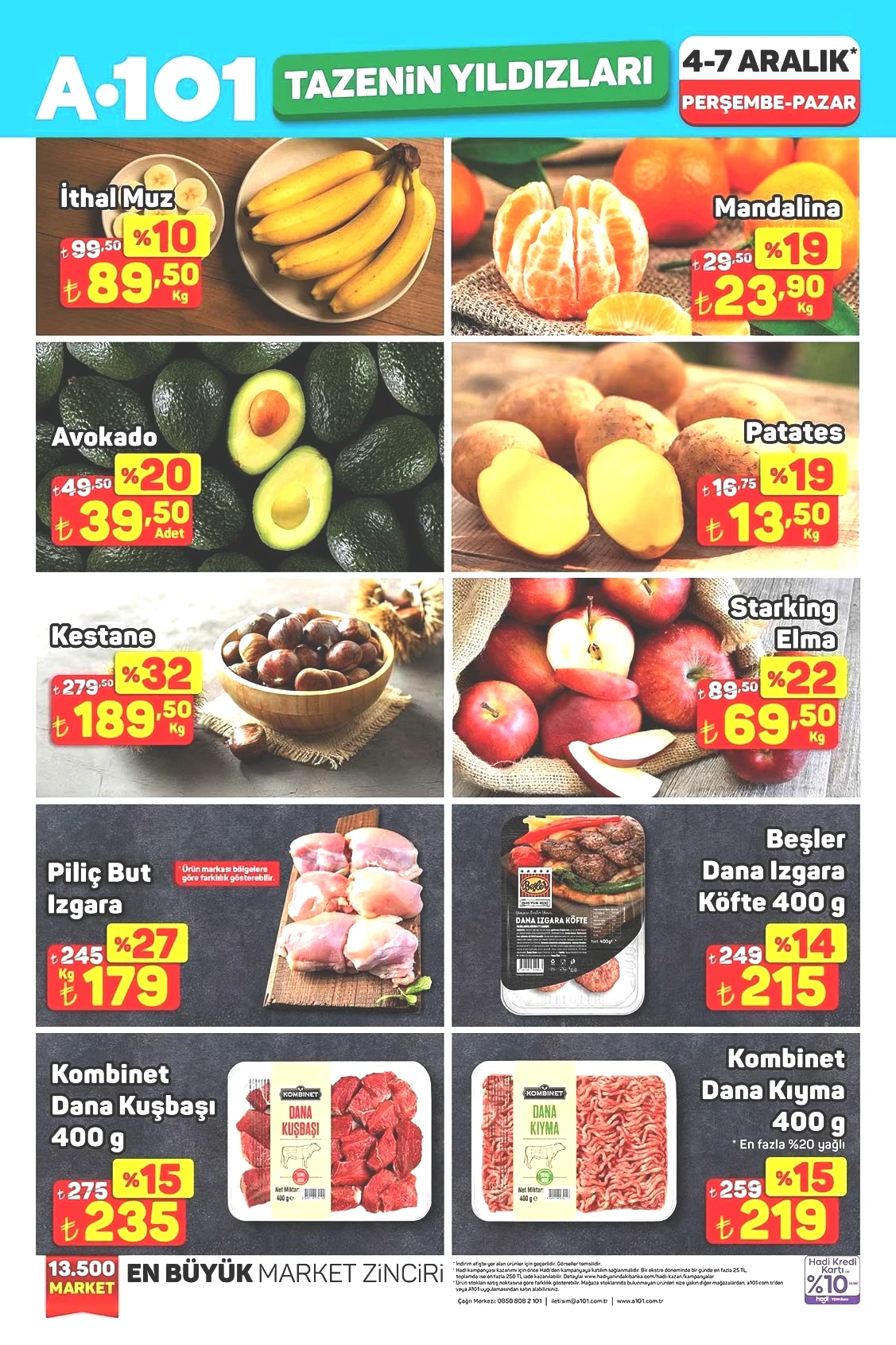 4-7 ARALIK A101 AKTÜEL İNDİRİMLERİ 4-7 ARALIK A101 AKTÜEL İNDİRİMLERİ